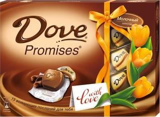 Шоколад Dove Promises молочный