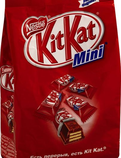Конфеты Nestle Кит-Кат Молочный шоколад с хрустящей вафлей