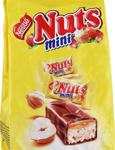 Конфеты Nestle Nuts Шоколадные мини