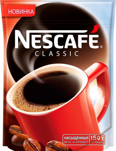 Кофе Nescafe Classic растворимый пакет