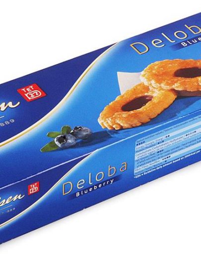 Печенье Bahlsen Deloba Blueberry с черникой