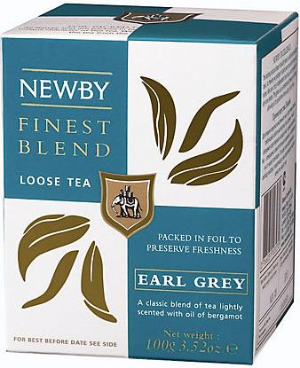Чай Newby Эрл Грей черный