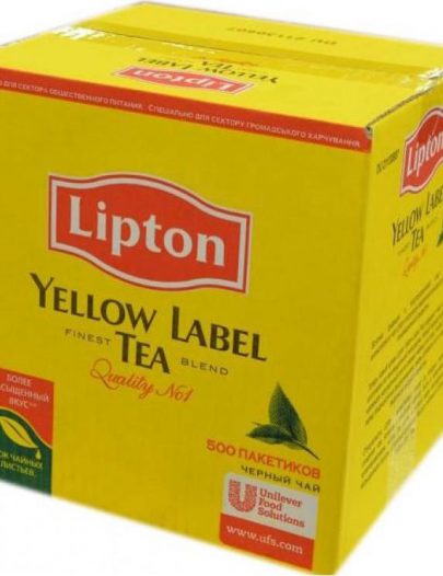 Чай Lipton Yellow Label Tea черный байховый