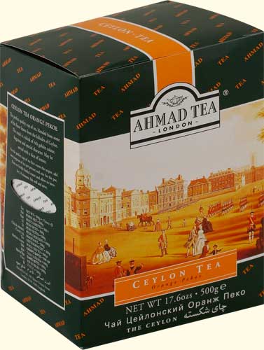 Купить чай пеко. Ахмад Ceylon Orange Pekoe 200 гр. Чай Ахмад оранж Пеко. Чай Ahmad Ceylon 250 гр. Pekoe чай Ceylon Orange.