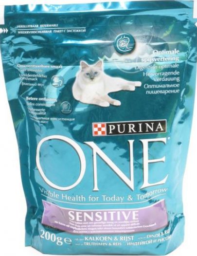 Корм для чувствительных кошек Purina One
