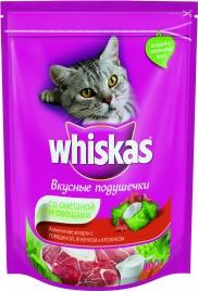 Корм для кошек в подушечках Whiskas мясной паштет