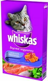 Корм для кошек в подушечках Whiskas рыбный паштет