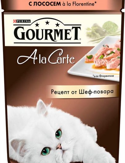 Корм для кошек Gourmet A la Carte с лососем