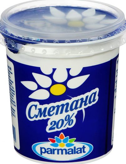 Сметана Parmalat 20%