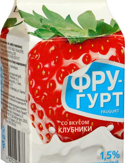 Йогурт Фругурт Питьевой Клубника 1