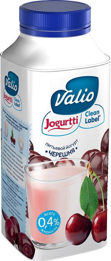 Йогурт Valio Питьевой Черешня 0