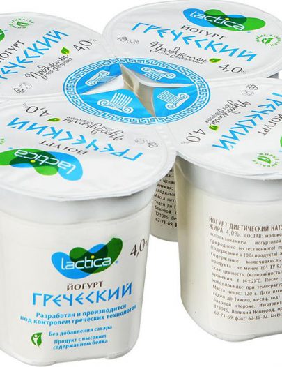 Йогурт Lactica Греческий 4%