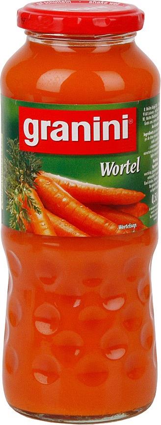 Сок Granini Морковный стекло