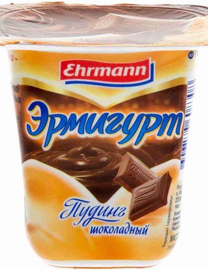 Пудинг Ehrmann Эрмигурт шоколад 3