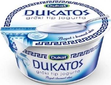 Йогурт Dukat Греческий натуральный 9