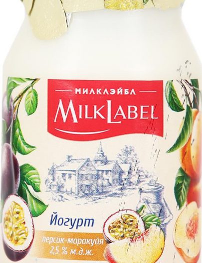 Йогурт MilkLabel персик-маракуйя