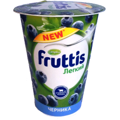 Йогурт Fruttis черника