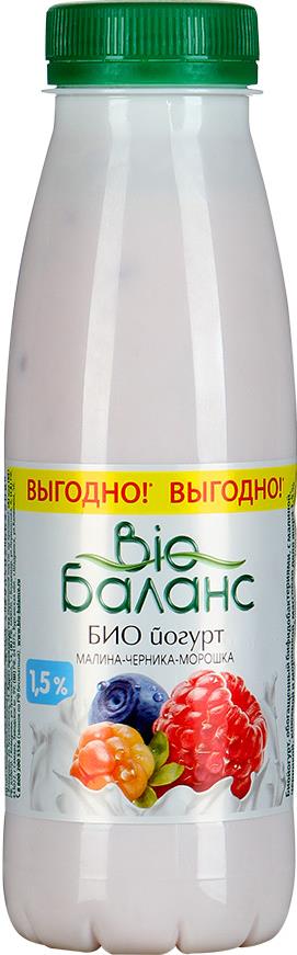 Йогурт Био Баланс питьевой малина-черника-морошка
