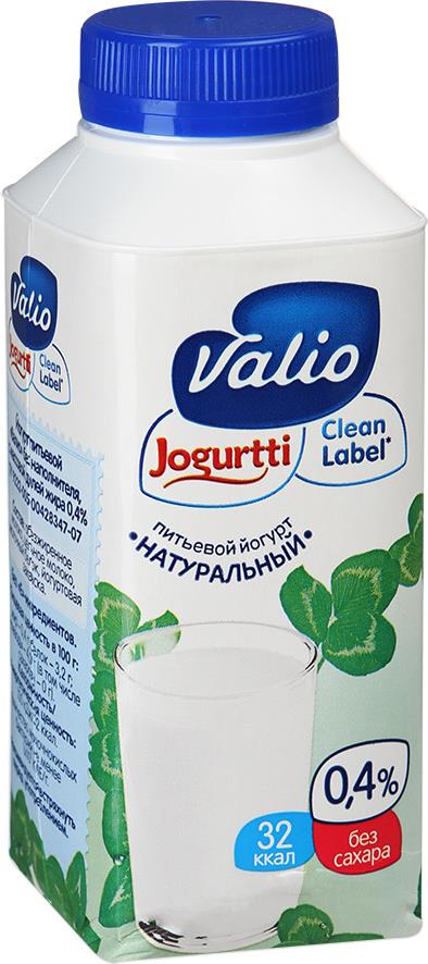 Йогурт Valio питьевой натуральный