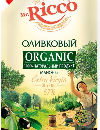 Майонез Mr.Ricco Organic оливковый