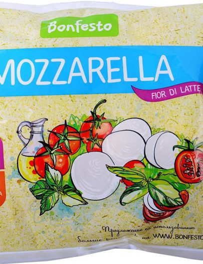 Сыр Bonfesto Моцарелла для пиццы 45%