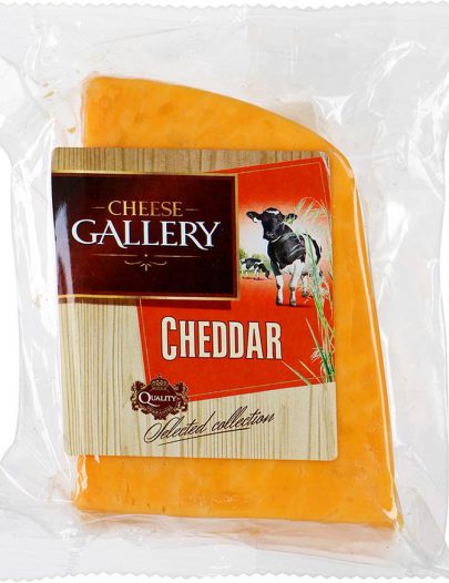 Сыр Cheese Gallery Чеддер красный кусковой 45%