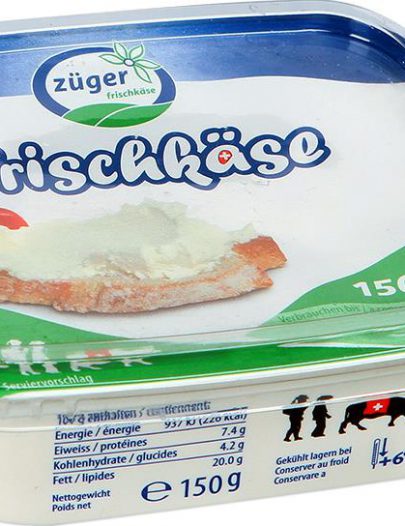 Сыр Zuger Frischkase творожный натуральный