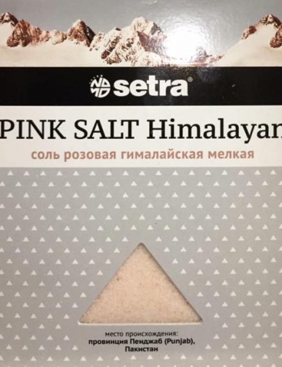 Соль Setra розовая гималайская мелкая