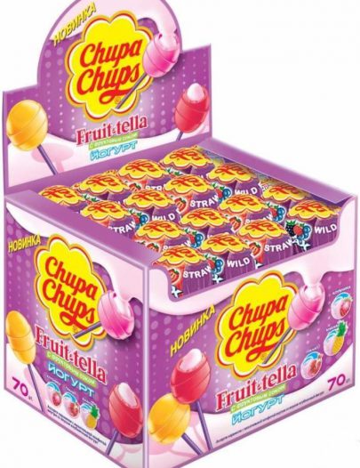 Леденец Chupa Chups fruittella йогурт