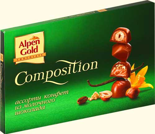 Шоколадные конфеты Alpen Gold Composition ассорти