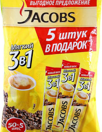 Кофе Jacobs 3-в-1 Мягкий
