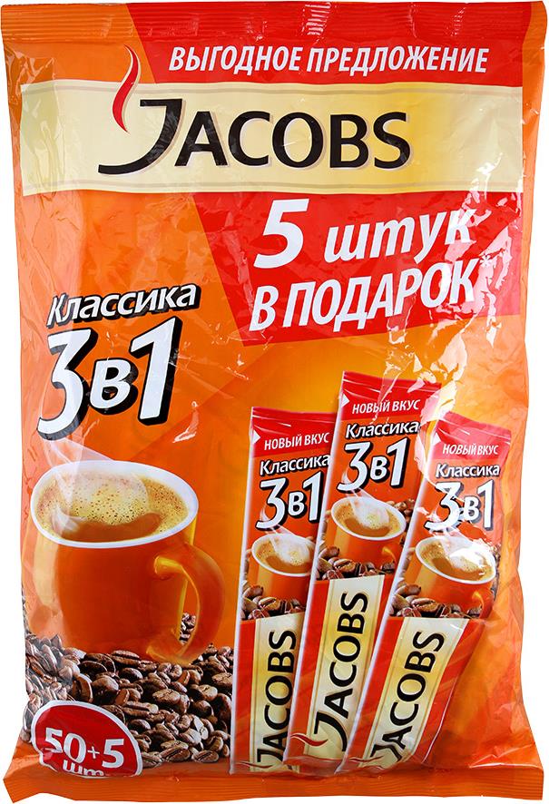 Растворимый кофе Jacobs 3-в-1 классика