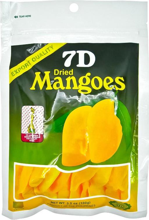 Манго 7D сушеные с сахаром