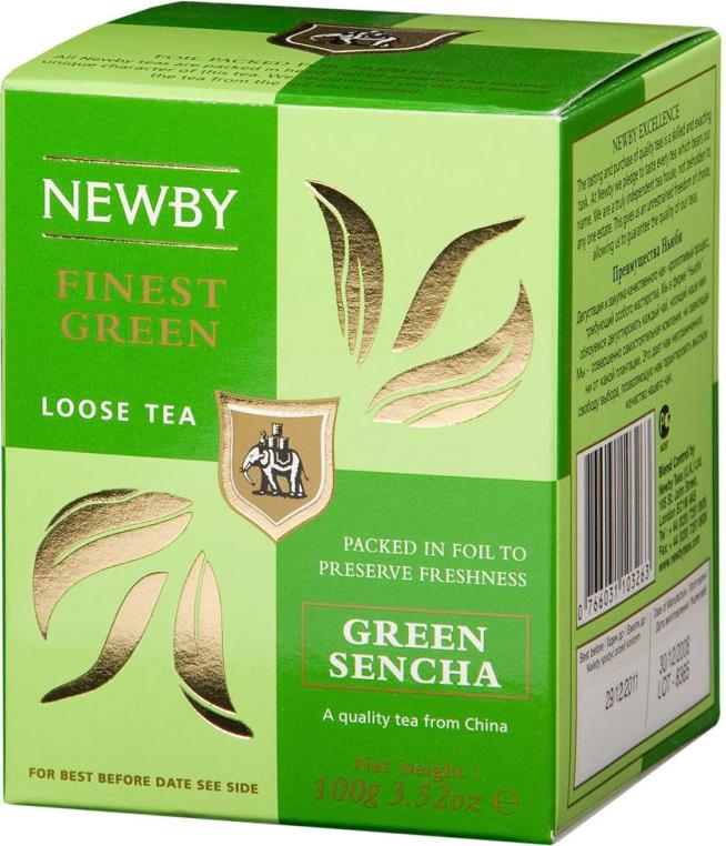 Чай зеленый байховый Newby Green Sencha