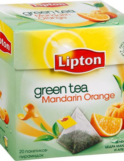 Чай Lipton Mandarin Orange зеленый ароматизированный