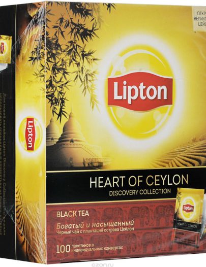 Чай Lipton Heart Of Ceylon черный байховый