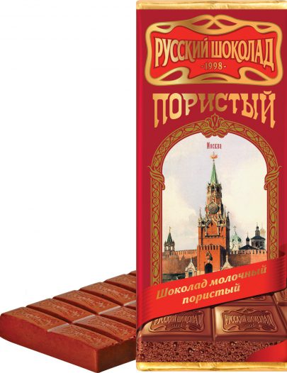 Шоколад Русский молочный пористый