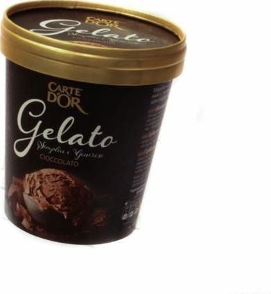 Мороженое Carte D'or Gelato шоколад