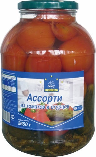 Ассорти Horeca Select из томатов и огурцов