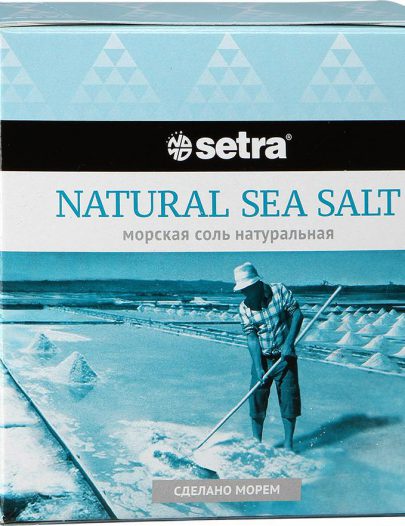Соль Setra морская натуральная