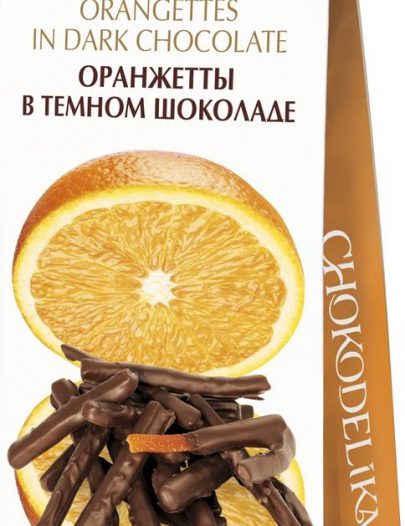 Шоколад Chokodelika Оранжетты в темном шоколаде
