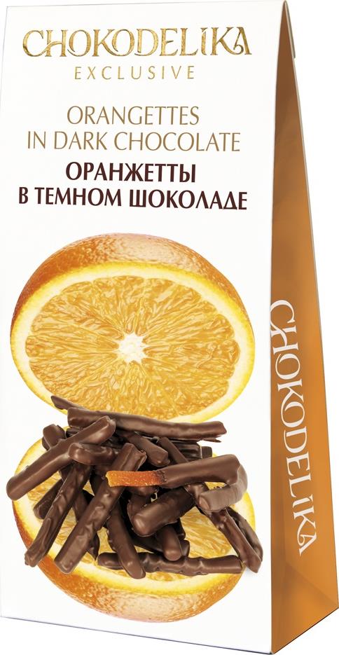 Шоколад Chokodelika Оранжетты в темном шоколаде