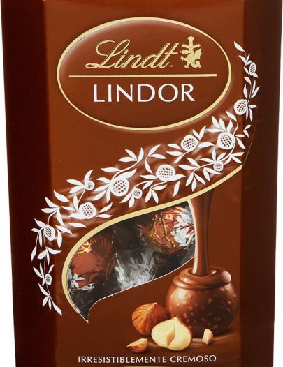 Конфеты Lindt Lindor из молочного шоколада с кусочками фундука