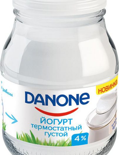 Йогурт Danone термостатный густой 4%