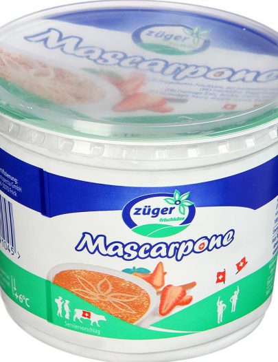Сыр Zuger Mascarpone-Creme мягкий сливочный 80%