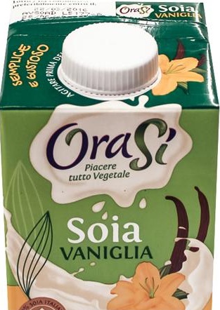 Напиток Orasi soia vaniglia соевый с ванильным вкусом обогащенный витаминами и кальцием
