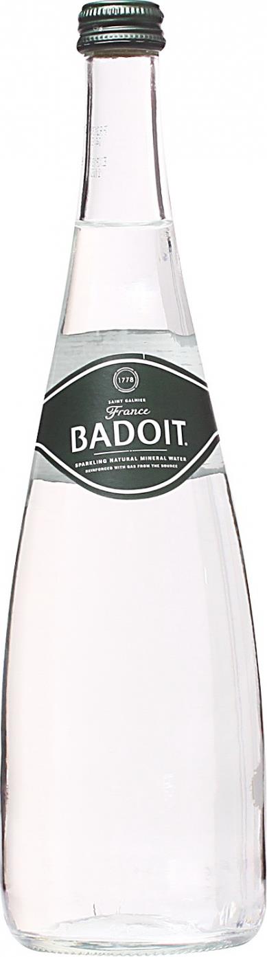 Вода Badoit газированная в стеклянной бутылке