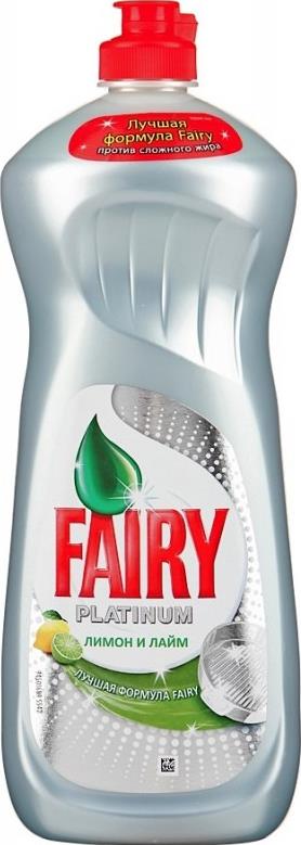 Средство Fairy Platinum для мытья посуды Лимон и Лайм