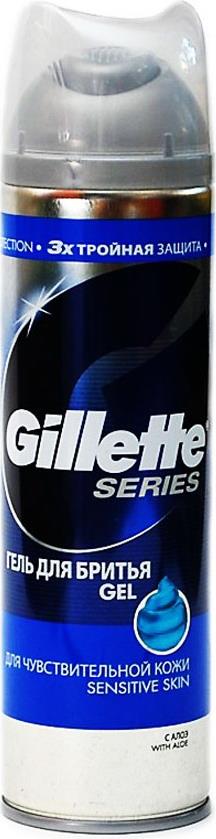 Гель для бритья Gillette для чувствительной кожи