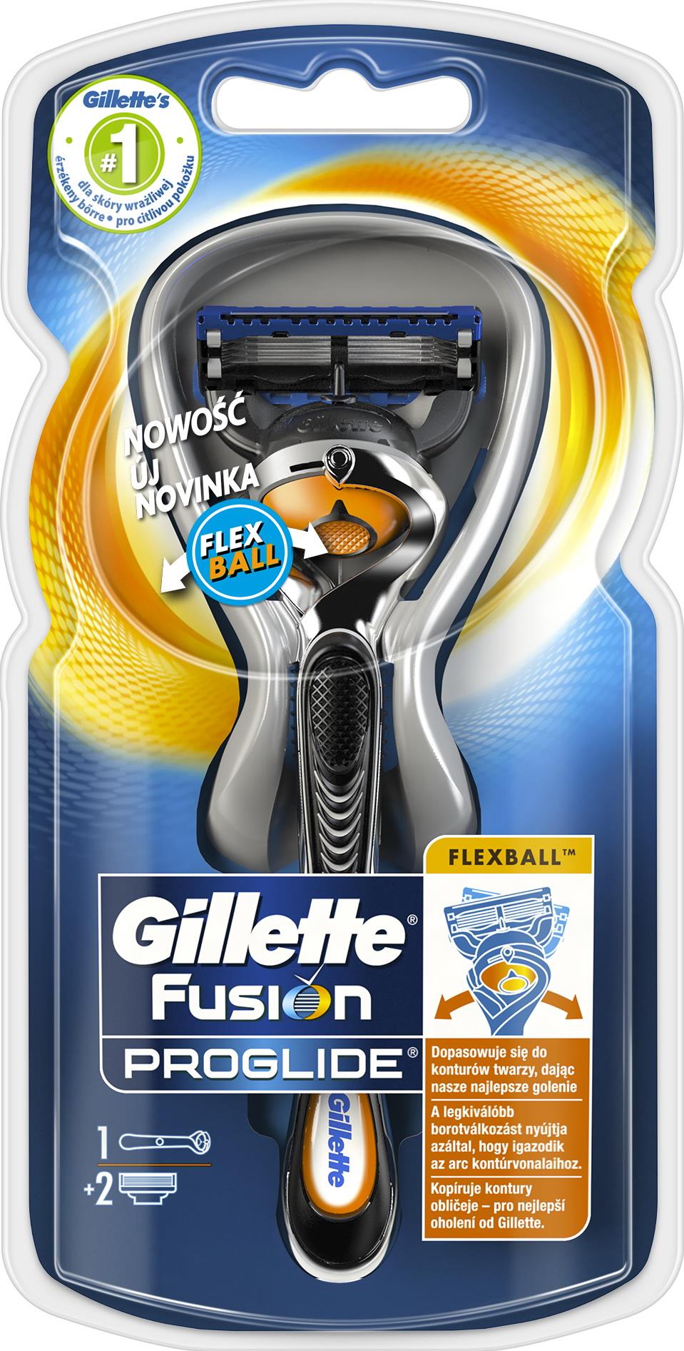 Бритва Gillette FlexBall с 2-мя сменными кассетами